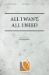 All I Want, All I Need - SATB059